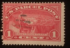 US Stamp Scott #Q1 Post Office Clerk 1 Cent Parcel Post 1913 Lightly Used NH NG
