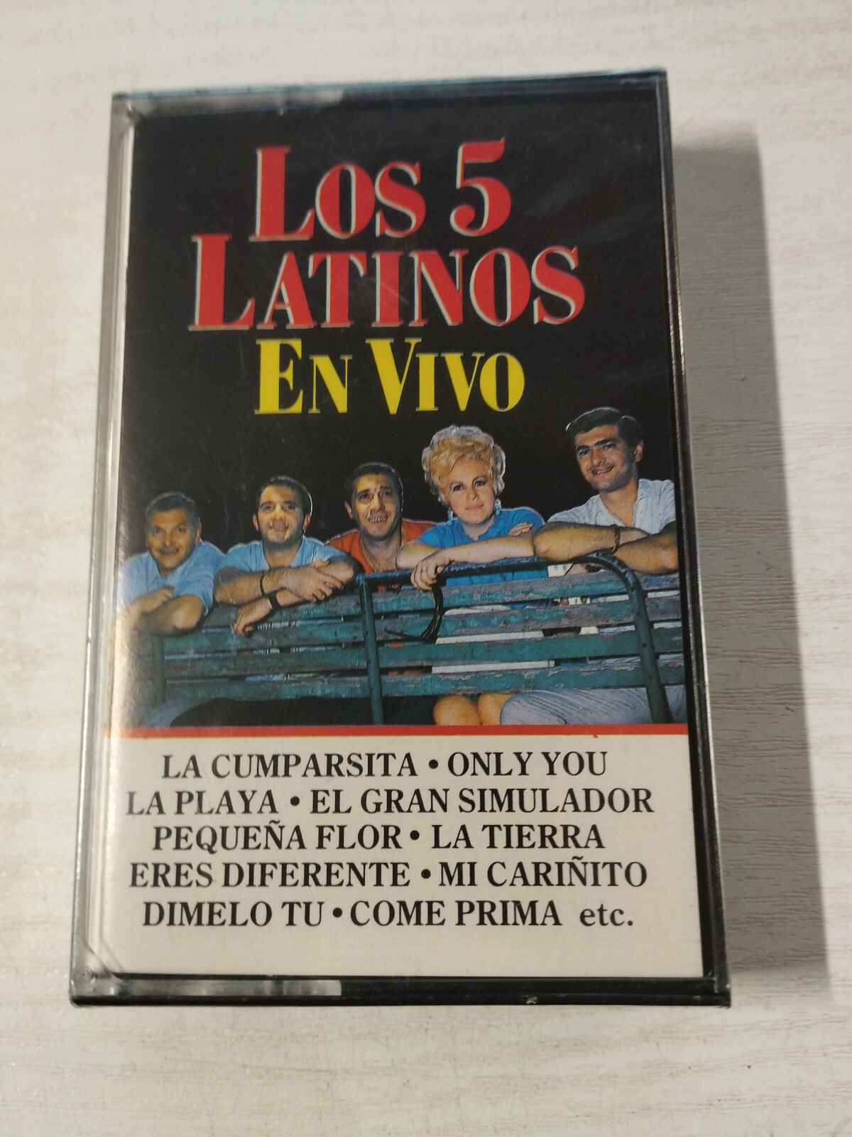 5 Latinos En Vivo - Cassette Cinta Tape Nueva