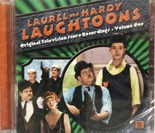 Laurel and Hardy - Laughtoons CD Original Television Recordings New with Crack