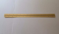 ONE Brass Plated Steel Piano Hinge 1" x 1"x 30" 20 Gauge Made in USA
