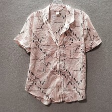 Victorias Secret Women Sleepwear Small Pink Sleepshirt Logo All Over Print