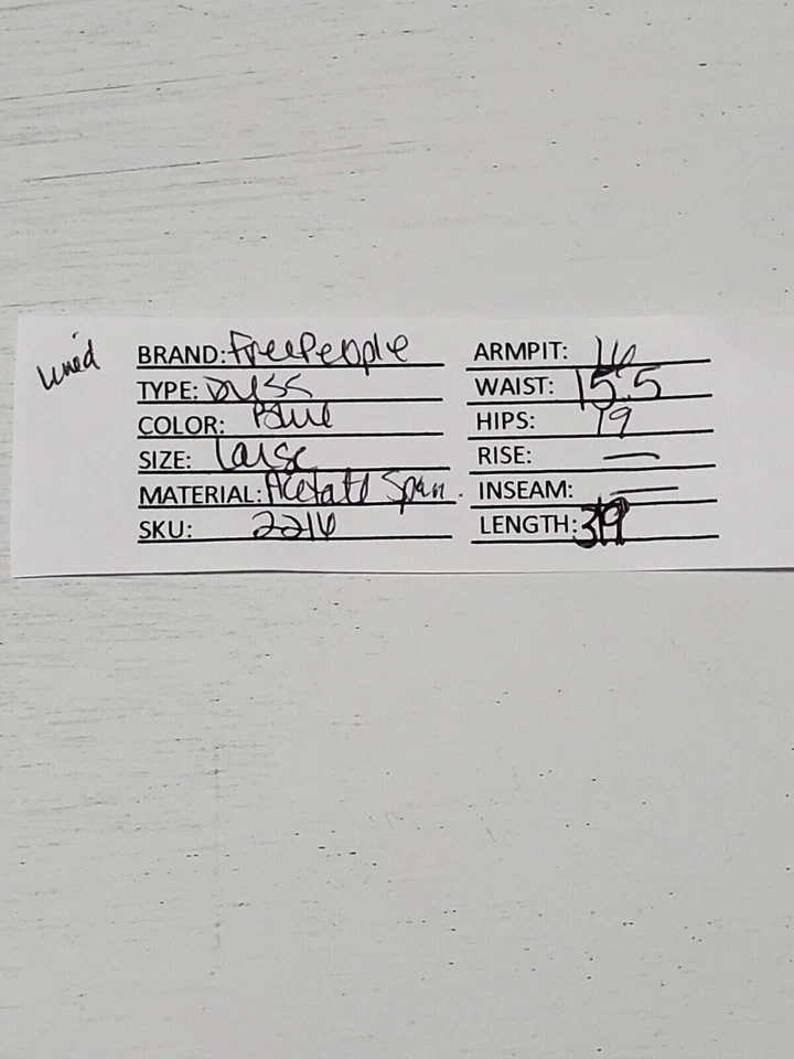 Vestido Free People Azul Dama Jane Slinky Encaje Espalda Abierta Talla Grande Cachicho Y2K Foto 2 de 4