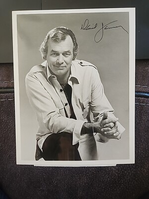 DAVID JANSSEN The Fugitive TV Show Signed 7x9