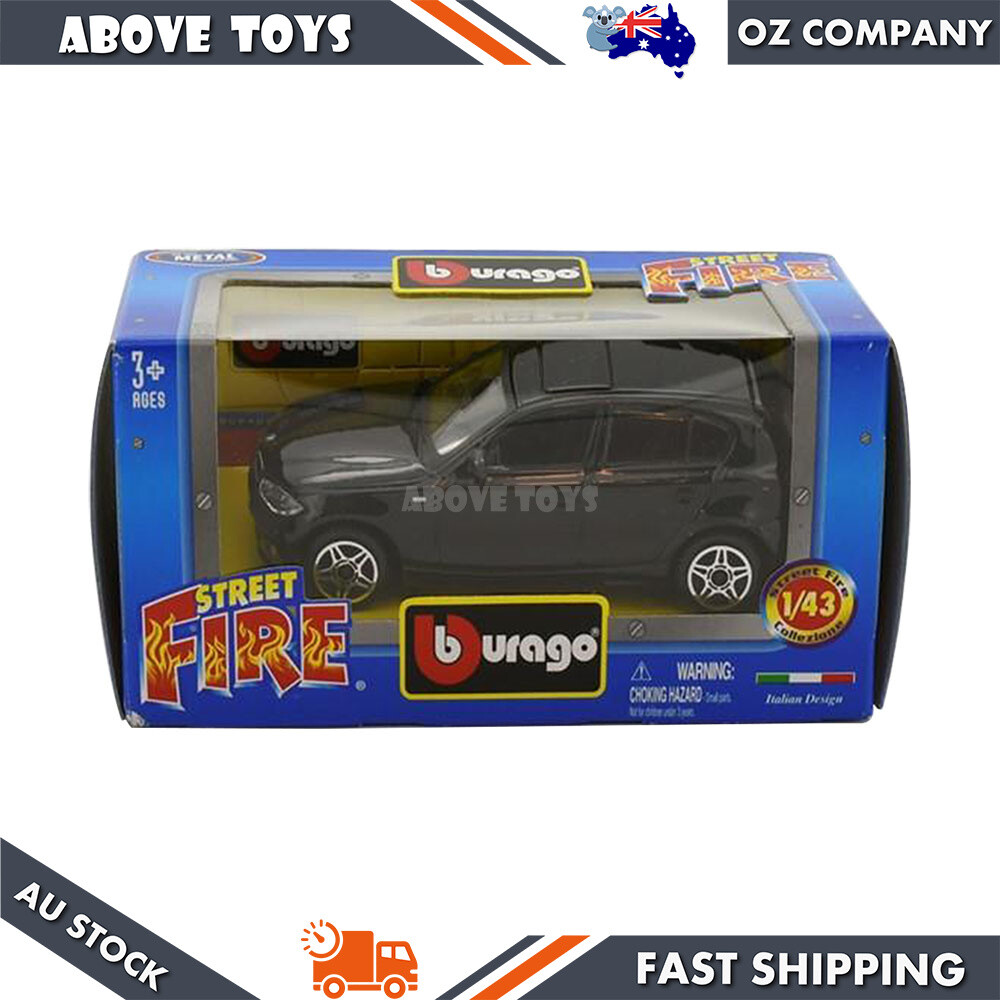 Bburago 1:43 Scale Street Fire BMW Series Black Diecast Car Toy