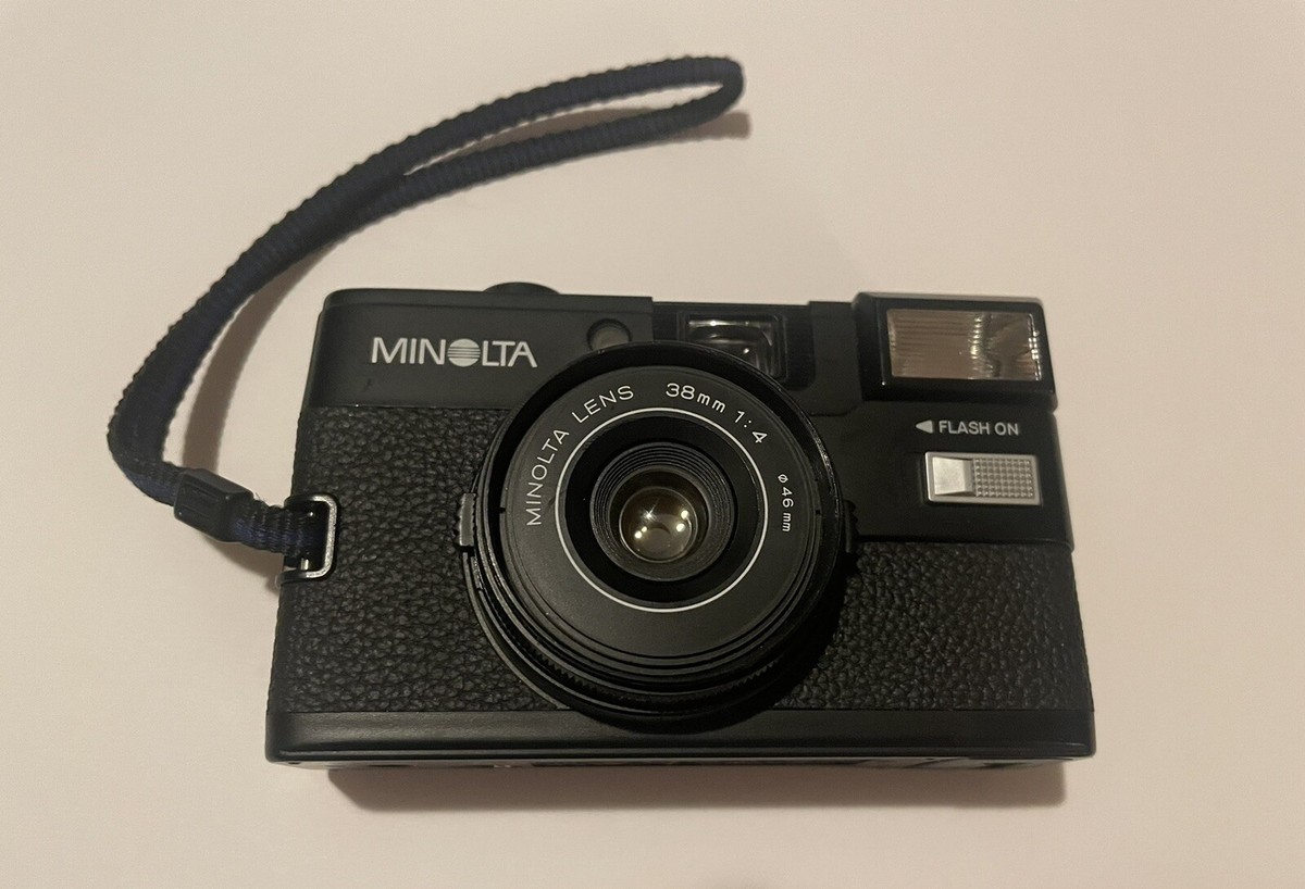 Minolta Hi-Matic GF Point and Shoot Camera 38mm Lens Pop-up