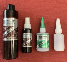 Bob Smith Industries Instaset Accelerator, Uncure Debonder and empty CA Bottle 