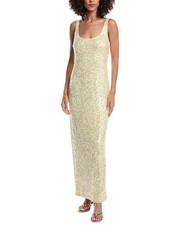 Milly Shimmer Stretch Midi Dress Women's