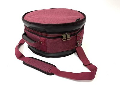 Barton GSP Premium Snare Drum Bag, 14'' x 8'', Mulberry Truffle