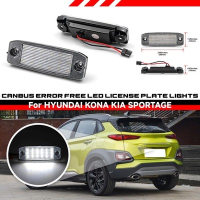 2X Kennzeichenbeleuchtung für Hyundai Kona Elantra Tucson Sonata Kia Sportage