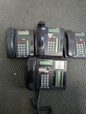 Lot of 4 Phones Nortel Norstar 3-T7208,1-T7316 Charcoal Business System