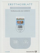 ETB Ersttagsbl&auml;tter BRD Bund Jahrgang 2008 komplett, aus Abo, Top