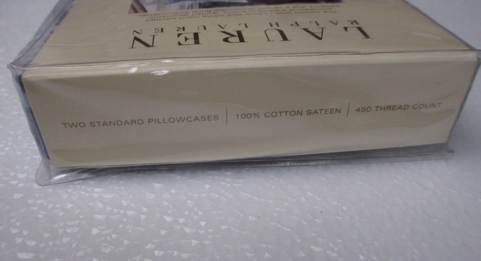 Ralph Lauren PALM HARBOR 450TC White Blue Octagonal Floral Standard Pillowcases thumbnail 13