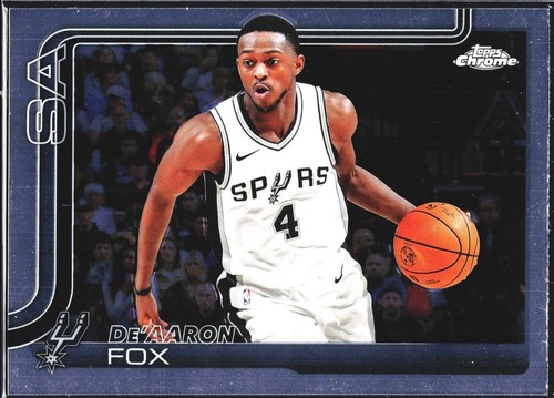 2025-26 Topps Signed & Sealed De'Aaron Fox Autograph NBA Card