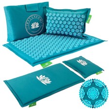 Deluxeco accupressure mat and pillow, ball set. High quality, eco friendly.