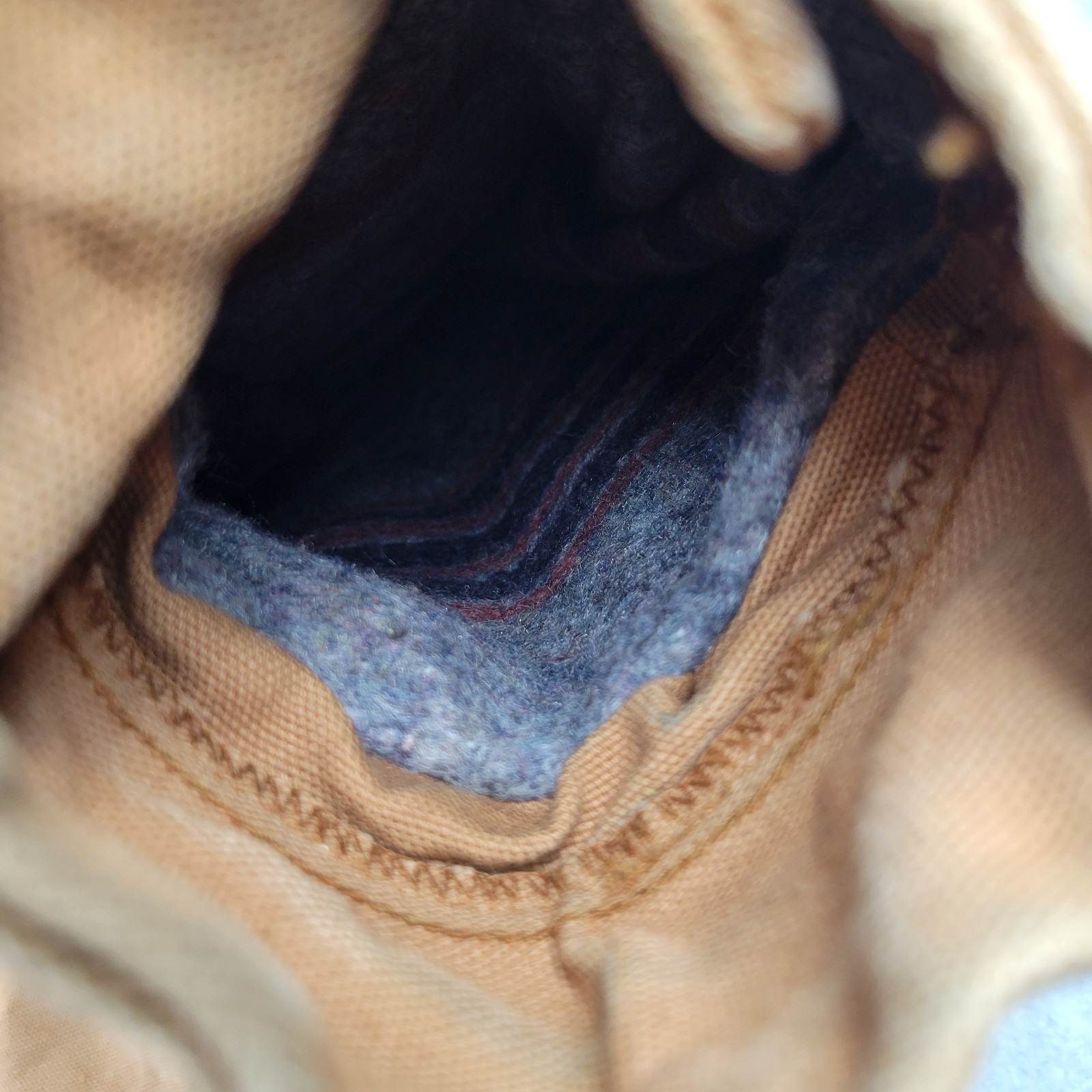 VTG Blue Bell Brown Tan Canvas Blanket Lined Chore Jacket Size 46 Detroit