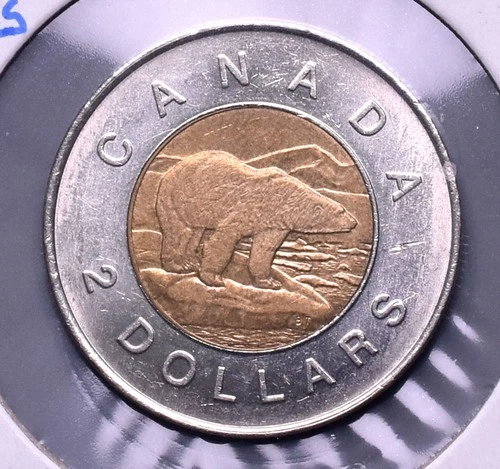 1996 Canada Toonie — photo from another recent sale