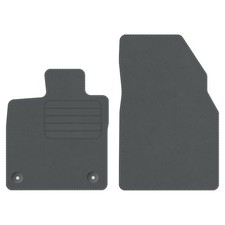 Velours Fußmatten für Ford Capri Elektro ab Bj. 2024 Automatten VORNE GRAU PREM