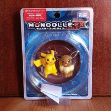 TOMY Pokemon Monster Collection EX ESP-10 Pikachu Eevee Eevee Set