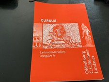 Cursus, Ausgabe A : Lehrermaterialien, m. CD-ROM ... | Buch | Zustand akzeptabel