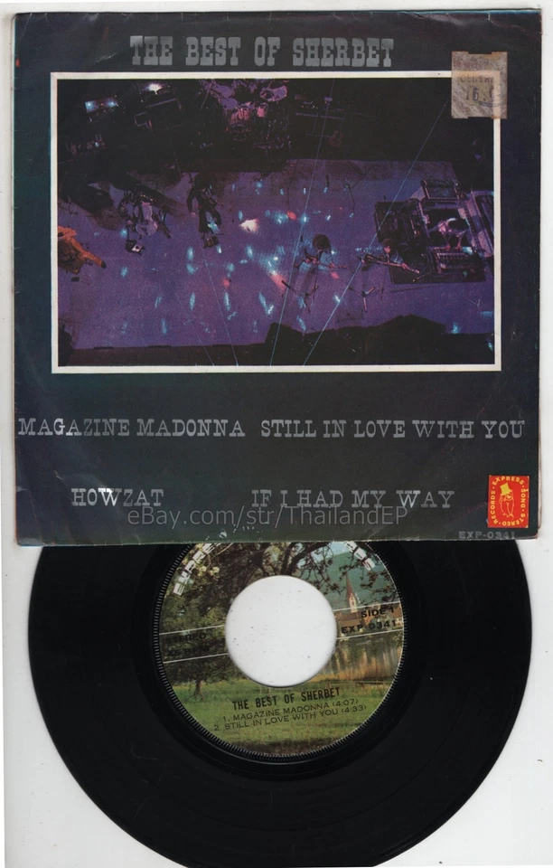 THE BEST OF SHERBET /MAGAZINE MADONNA / THAI EP 7" THAILAND 45RPM - Image 2 of 3