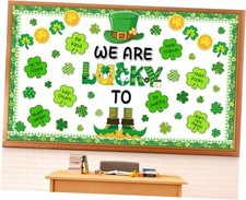 St. Patrick's Day Bulletin Board Set St. Patrick's Day Inspirational