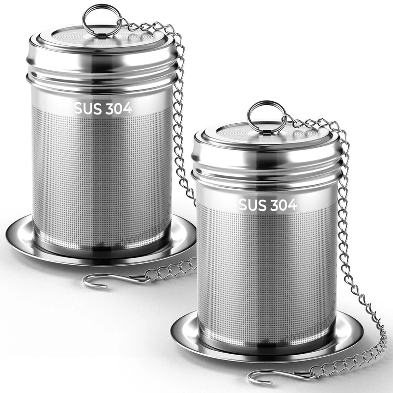 Stainless Steel Fine Mesh Tea Strainers 2 Pack