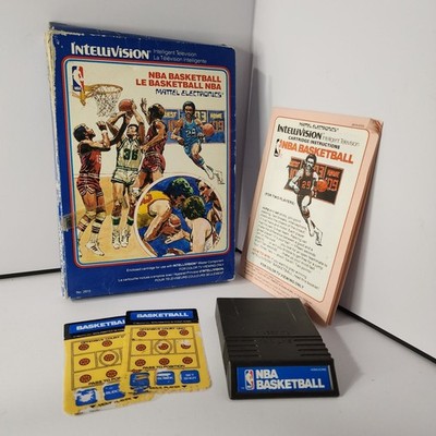 NBA Basketball & Space Hawk (Intellivision) - Tested, Complete