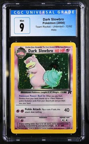 Dark Slowbro (Unlimited) graded CGC 9 for sale on eBay
