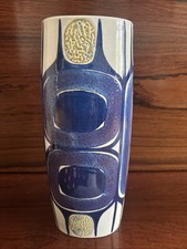 Mid Century Modern Royal Copenhagen Tenera , Fajance Vase By Inge-lise Koefoed