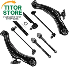 SCITOO 8pcs Front Suspension Kit Lower Control Arm with Ball Joints As Shown 