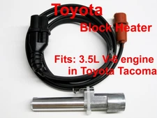 Toyota Block Heater 3.5 L (2GR-FE) V6  Tundra Tacoma Rav4 Highlander Lexus RX