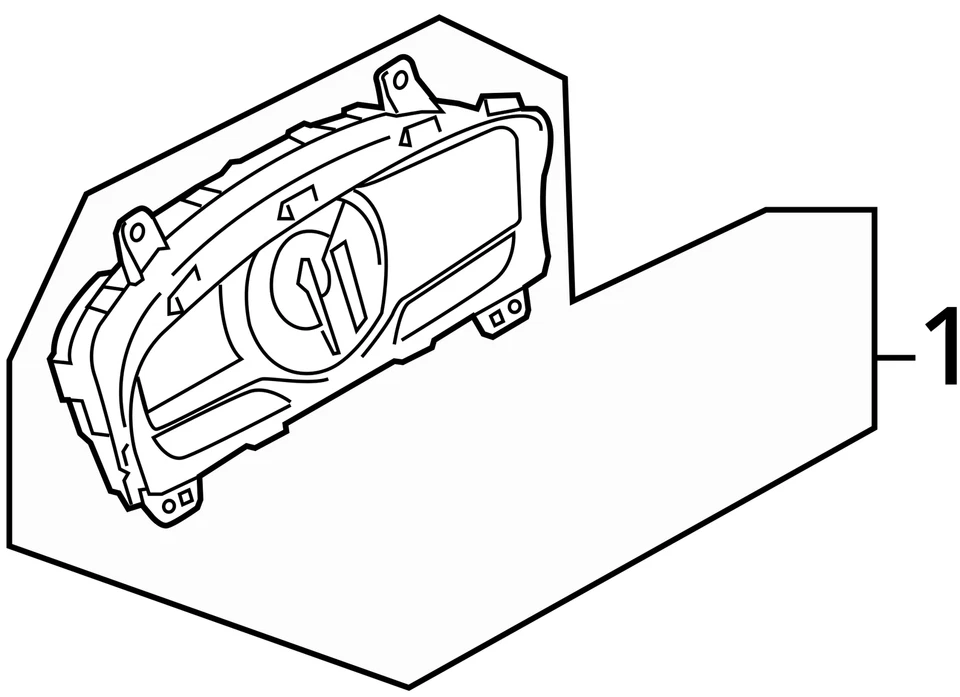 Cuadro de instrumentos velocímetro Lincoln MKX 2012-2012 X08DV Foto 4 de 4