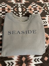 Seaside Sweatshirt Tan Brown Small Ladies Womens Mens