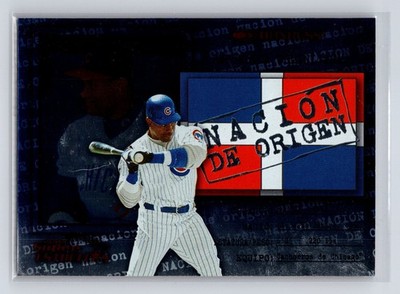 2002 Donruss Super Estrellas - Nacion de Origen Sammy Sosa 