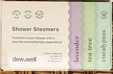 Shower Steamers Aromatherapy Birthday Gifts for Women 15 Pcs Dew Well RELAXATION