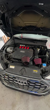 2021 Audi S3 Cold Air Intake With Air Filter Box Lid And Coolant Line 2021 Audi S3 Cold Air Intake With Air Filter Box Lid And Coolant Line