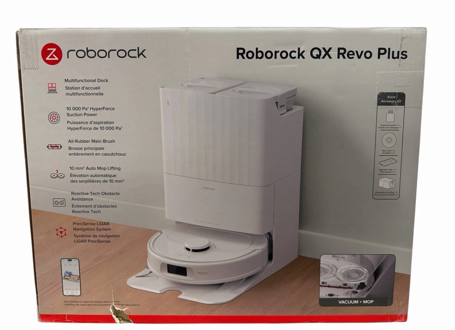 Roborock QX Revo PLUS Robot Vacuum & Mop w/ Multifunctional Dock 3.0 White
Opens in a new window or