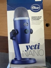 Blue Yeti Nano USB Microphone - Recording  Streaming - Blue