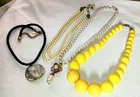 vintage bakelite jewelry lot