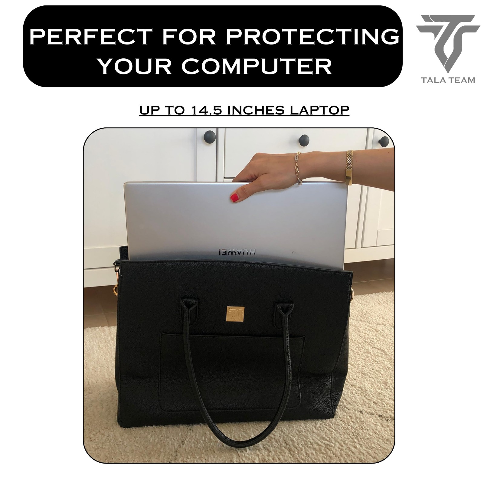 Tala Team Tote Bag For Women with Insulated Lunch Compartment - Bolsos Para M...