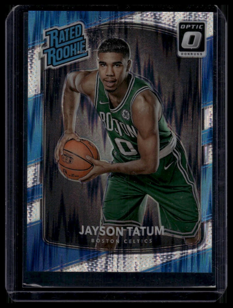 2017-18 Donruss Optic #198 Jayson Tatum Rated Rookie Shock
