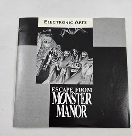 Escape From Monster Manor (3DO, 1993) CIB Long Box - 1 OWNER - Tested!