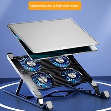 Black Adjustable Laptop Cooling Stand with Detachable Thermoelectric Cooler