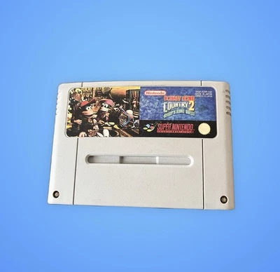 Donkey Kong Country 2 Diddy’s Kong Quest SNES PAL FR Cartouche Originale 1994 - Photo 1/4