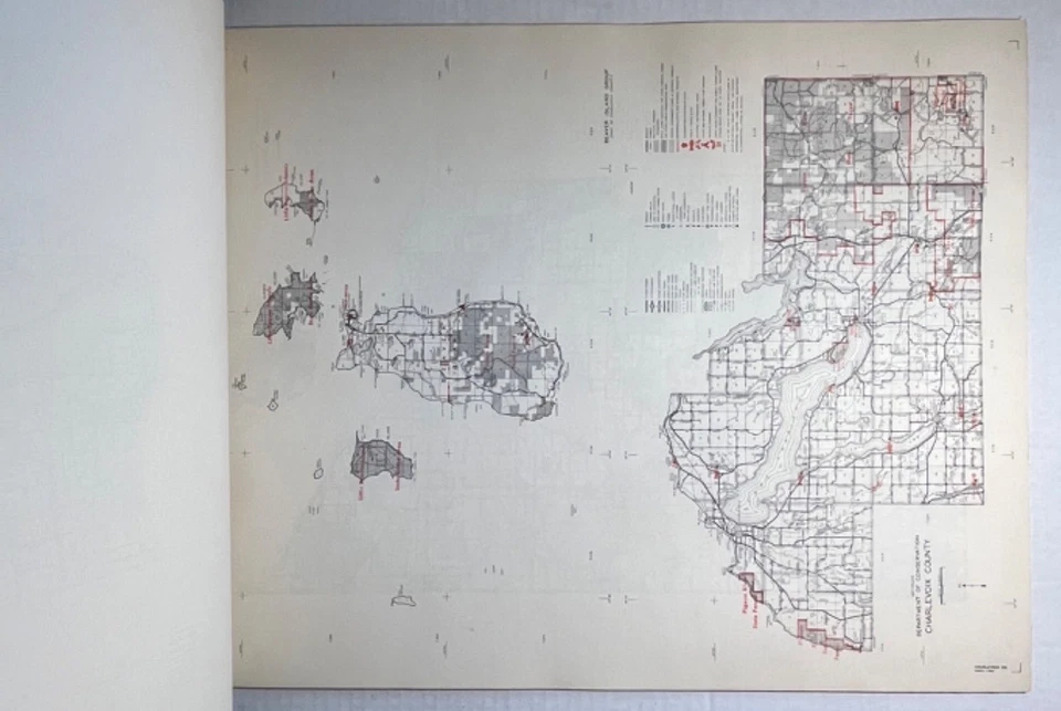 Vintage Michigan County Maps Conservation Northern Lower Peninsula 1960's Book - Image 3 of 4