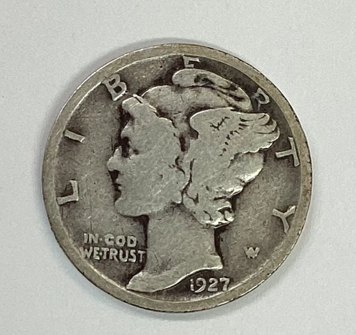 1927 Mercury Dime - Free Shipping