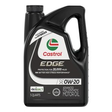 Castrol EDGE 0W-20 Advanced Full Synthetic Motor Oil, 5 Quarts 33.51 per gallon