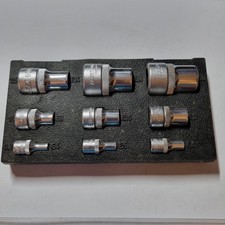HAZET Steckschlüsselsatz-Satz 9 Teilig Außen Torx