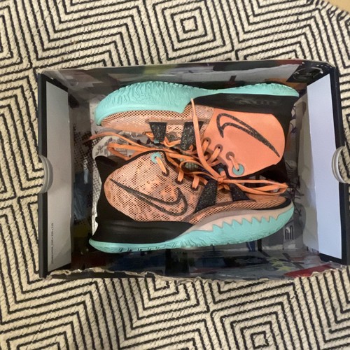 Nike Kyrie 7 Play for the Future Orange Basketball Athletic Shoes Size 5.5 BNIB