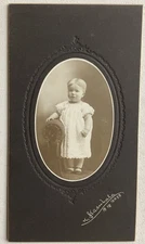 Vtg Photograph Child Adda Horence Age 15 Months Tameike Akasaka Japan Studio
